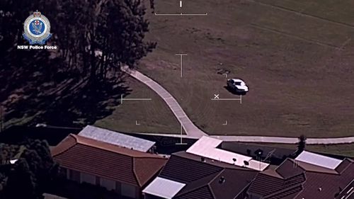 A driver has led police on a chase through Sydney's west, including through public parkland.