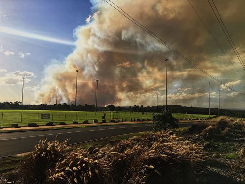 The fires are believed to have been deliberately lit. (Luke Cooper)