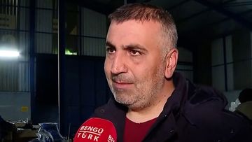 Lütfi Kaşıkçı was speaking live on air when the aftershock struck.
