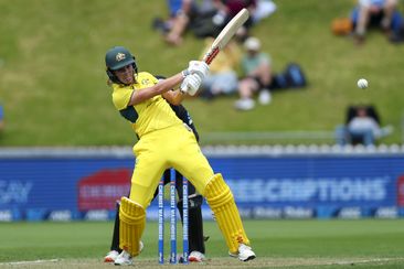 Annabel Sutherland on her way to her third career ODI century.