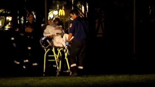 The man was airlifted to hospital and remains in a stable condition. (9NEWS)