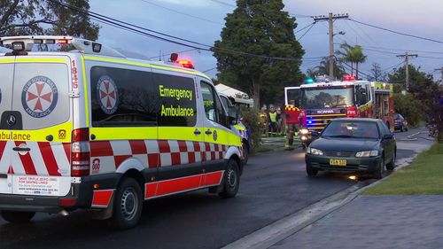 Firefighters performed CPR until the paramedics arrived. 