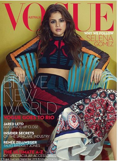 <p><strong>3.&nbsp;</strong></p>
<p><em>Vogue</em> Australia has had a year of strong cover subjects,<em></em> including Victoria Beckham and Kim Kardashian but the combination of Selena Gomez in colourful Louis Vuitton delivered a memorable upbeat result.</p>