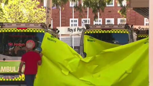 Two 16-year-old girls who were also in the car were rushed to Royal Perth Hospital with serious injuries.