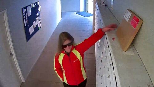 Women in NZ Post uniforms allegedly steal parcels from Auckland apartment building.