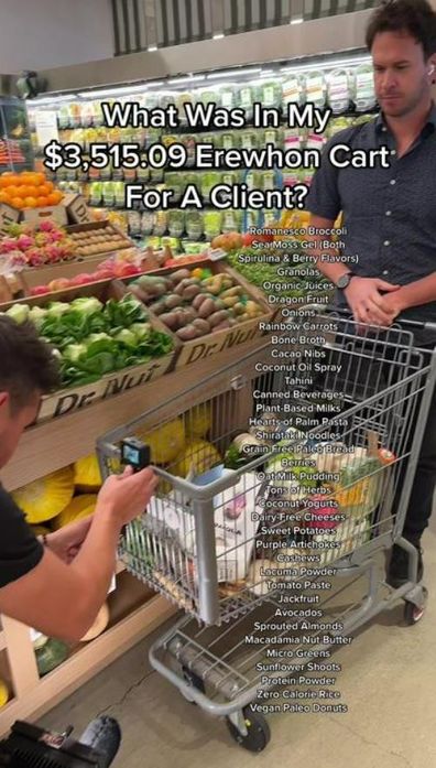 Chef slammed for spending $5.2K on groceries