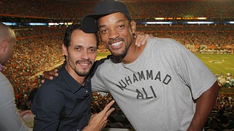 Bromance: Marc Anthony and Will Smith keen to show they're not in a love triangle