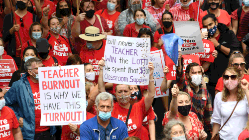 Sydney teacher strike NSW December 7 2021