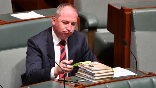 Barnaby Joyce said he won't challenge Michael McCormack.