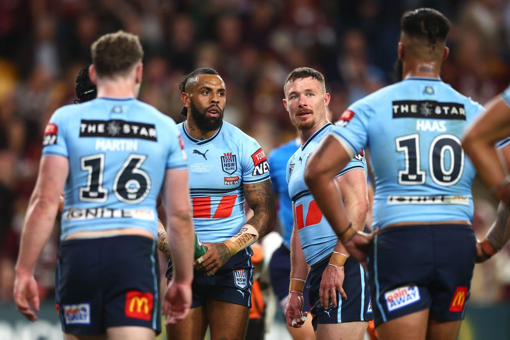 Brad Fittler snaps as critics hammer Blues' answer to 'unfortunate' Tom Trbojevic blow