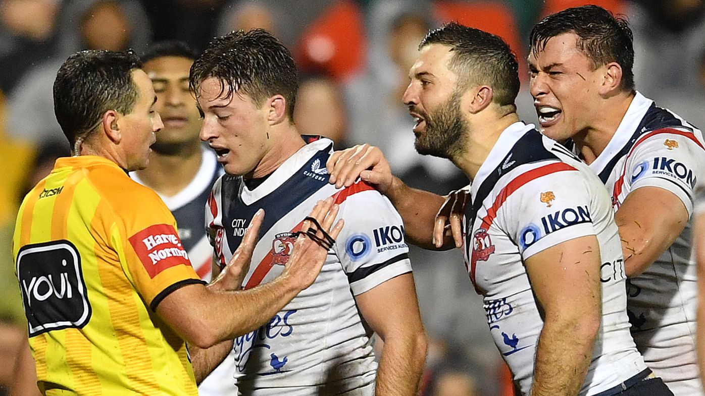 Roosters explode over 'horrible' ref performance after defeat to Panthers