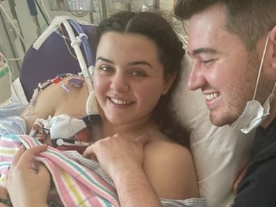 premature baby percy parents rebecca and keiran mcshane