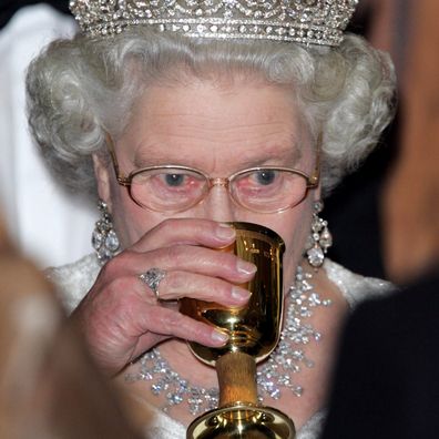 Queen Elizabeth during a visit to Malta.