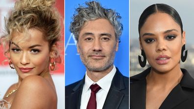 Rita Ora, Taika Waititi, and Tessa Thompson