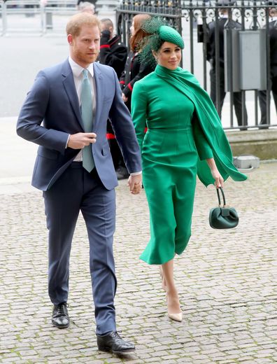 The 'Fab Four' reunite for the final time on Commonwealth Day as Harry and Meghan step down as senior 