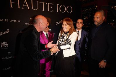 Kevin O'Leary, Sarah Ferguson attend Haute Living Celebrates The Haute 100 Miami With The Macallan And The EBH Group at Delilah Miami on February 05, 2024 in Miami, Florida.