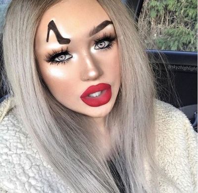 <p>Say hello to high-heel eyebrows.</p>
<p>Shoe aficionados not content with just filling their
wardrobes with sky-high stilettos, have instead been morphing one eyebrow to
resemble them on the account<a href="https://www.instagram.com/skyzeditz/?hl=en" target="_blank" draggable="false"> @skyeditz. </a></p>
<p>The result is a brow look that resembles the high-heel emoji.</p>
<p>However, you can put down your tweezers as the look is
actually a clever photoshop job courtesy of Stefan Oskys, a former arts school student who works in digital
marketing and runs the account.</p>
<p>Oskys started
the account to get the attention of popular influencers by digitally altering
their photos.</p>
<p>"I was inspired
by Apple emojis!"&nbsp; he told <em><a href="https://www.unilad.co.uk/featured/high-heel-brow-creator-explains-what-on-earth-they-were-thinking/" target="_blank" draggable="false">UniLad.</a></em></p>
<p>"I was
scrolling through them seeing what I could potentially create and saw the high
heel and thought &lsquo;That would so trigger everyone&rsquo;, let&rsquo;s go with that one."</p>
<p>The
look is the latest wacky brow trend to put perfectly-shaped arches to the test.
Dragon brows, monobrows and even non-existent eyebrows are just some of the
trends that blown up recently.</p>