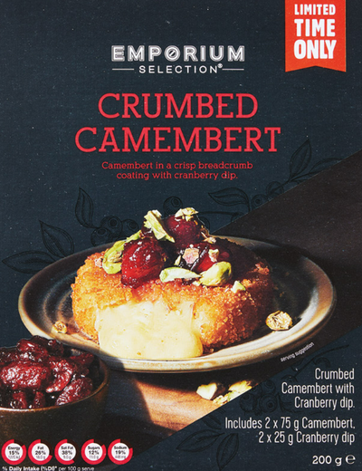 Aldi's Crumbed Camembert