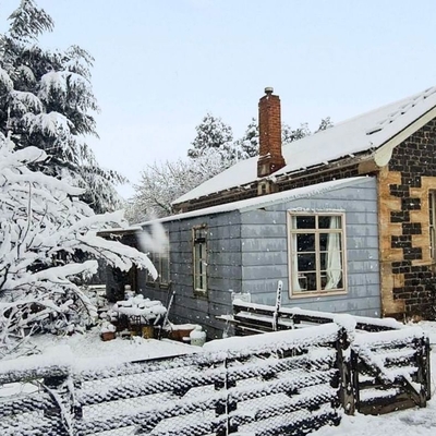 This converted schoolhouse could be the ultimate winter escape