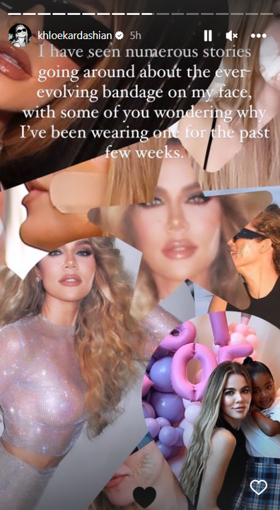 Khloe Kardashian reveals she had a tumour cut out of her face after second serious skin cancer scare.