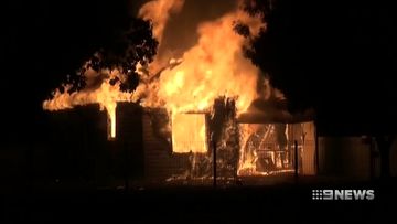 two houses in parkes destroyed by fires overnight