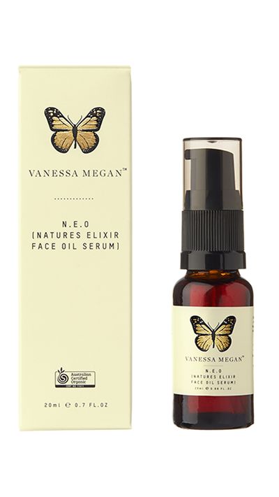 <p><a href="https://www.vanessamegan.com/skin/natures-elixir-face-oil-n.e.o.-20ml.html" target="_blank">N.E.O Nature’s Elixir Face Oil, $79.95 (20 ml), Vanessa Megan</a></p>