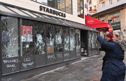 Shops were forced to close, during the peak of the holiday season.