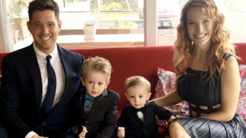 Singer Michael Buble says three-year-old son Noah has cancer