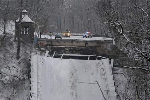 Crollo del ponte Pittsburgh, USA, 28 gennaio 2022