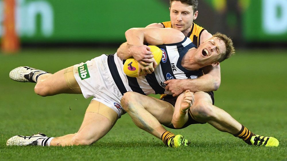 Cats stun Hawks to seal AFL prelim berth