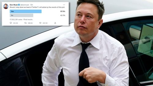 Elon Musk Twitter poll.