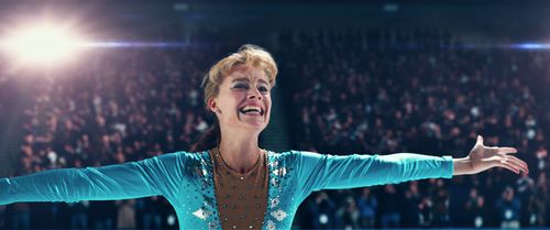 Robbie as Tonya Harding in a scene from I, Tonya. (AAP)