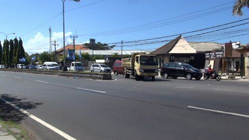 The man died at the scene, according to Denpasar Traffic Police. (9NEWS)