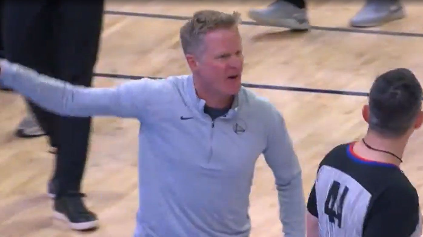 'No stopping him': Warriors coach Steve Kerr ejected during Golden State's loss to Memphis