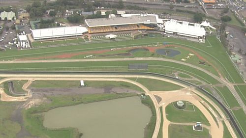 The Golden Slipper Stakes event was held at the racecourse yesterday. (9NEWS)