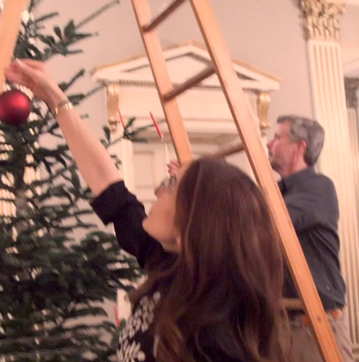 Danish royal family Christmas tree video