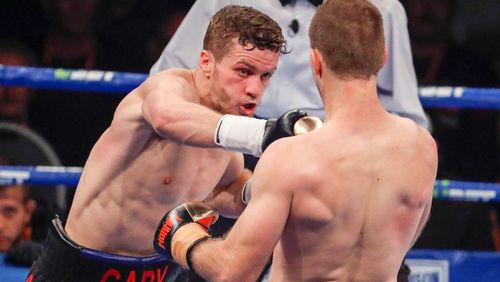 Horn took down Corcoran in the 11th round. (AAP)