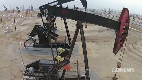 A large proportion of Australia's oil is taken from countries like Syria. (9NEWS)