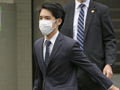 Kei Komuro pictured before marrying Princess Mako