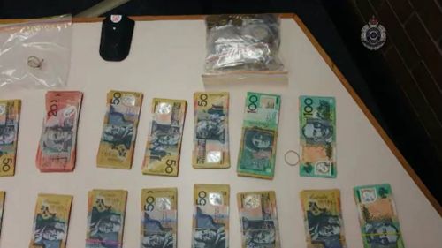Police say $20,000 was seized.