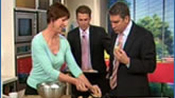 Heather Beattie with the Today Show hosts
