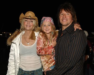 Heather Locklear, Richie Sambora and daughter Ava 