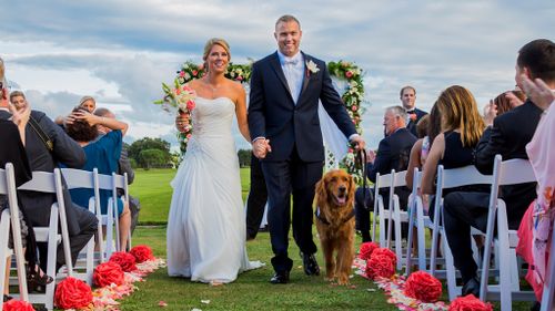 Army veteran's service dog serves as best man at his wedding