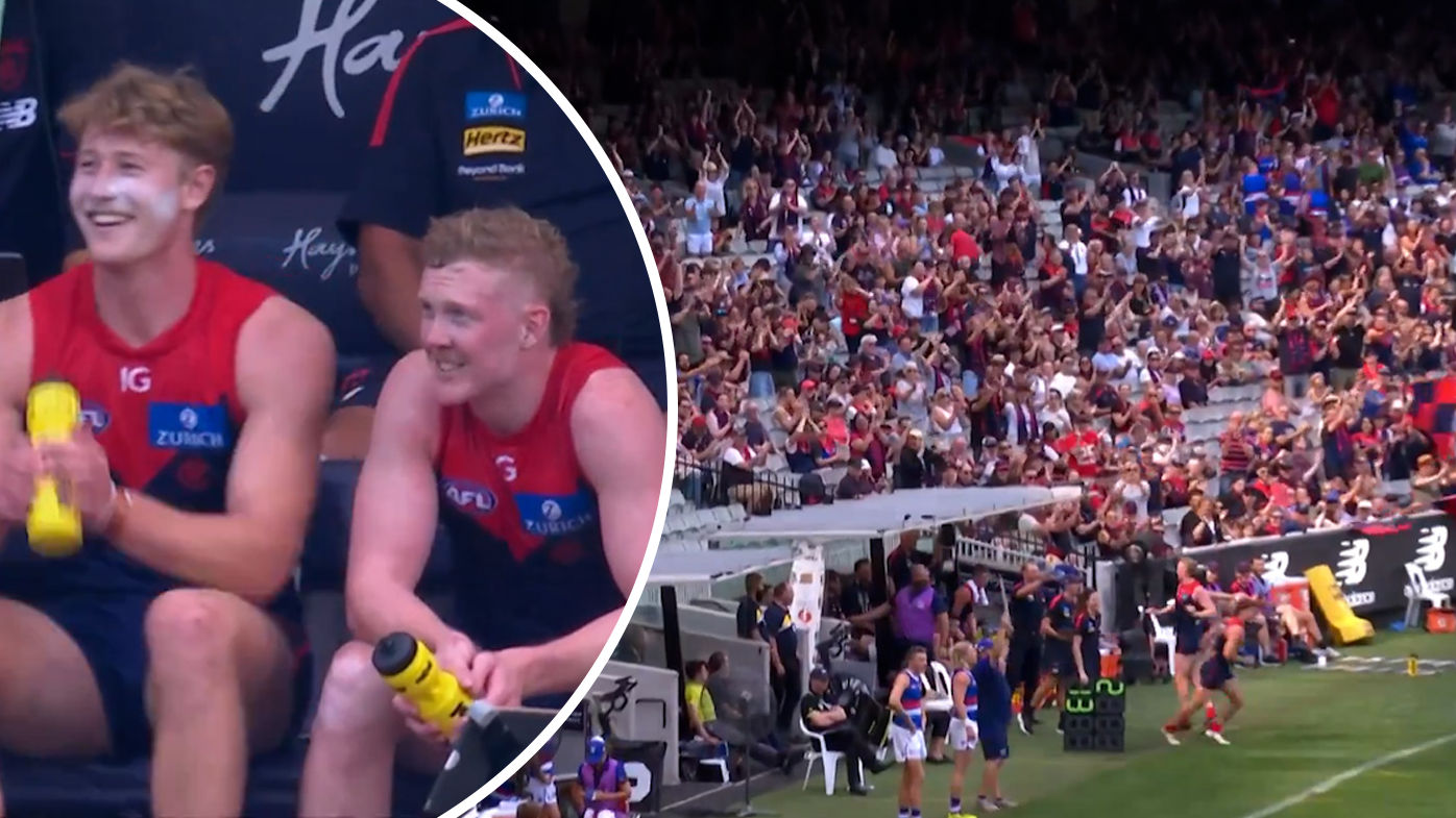 'Emotional' Clayton Oliver given standing ovation by Dees fans after stellar 35-disposal performance