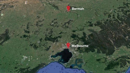 'Razzle's' body was found in the tiny town of Barmah. (9NEWS)