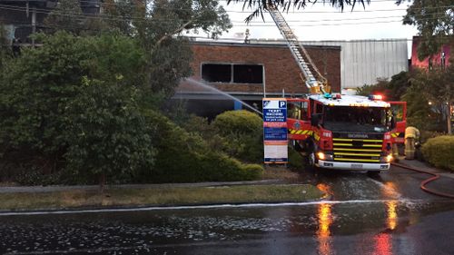 Firefighters at the scene. (MFB)