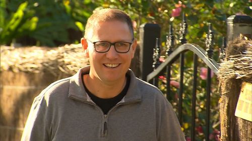 Speaking outside his home in Adelaide, Dr Richard Harris is happy to be home after "a pretty amazing experience". Picture: 9NEWS