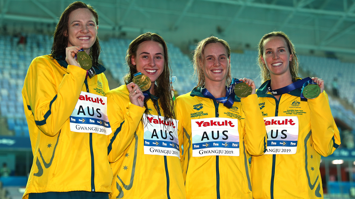 Australia's 4x100m freestyle relay team