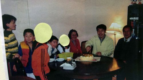 A photograph of Irene Lin, Terry Lin, Henry Lin, Min Lin and other was presented as evidence. (AAP)