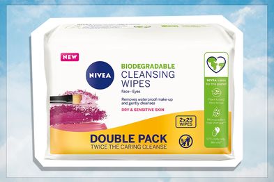 9PR: NIVEA Biodegradable Face Wipes for Dry Sensitive Skin Double Pack
